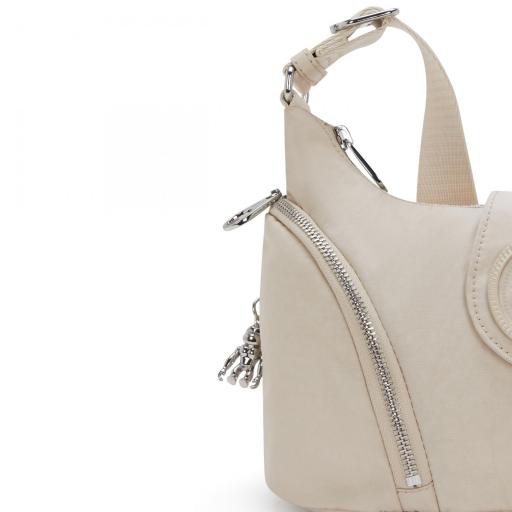 Bolso bandolera kipling sera m beige spice I5107 26J [4]