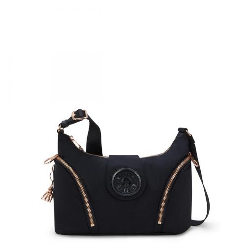 Bolso bandolera kipling sera m black rose spice I5107 62Q