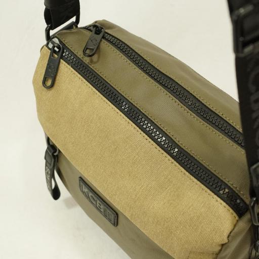 Bolso bandolera m para cruzar kcb earth khaki-beig 3034 K-B [3]