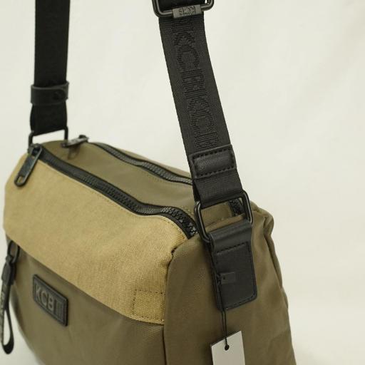 Bolso bandolera m para cruzar kcb earth khaki-beig 3034 K-B [4]