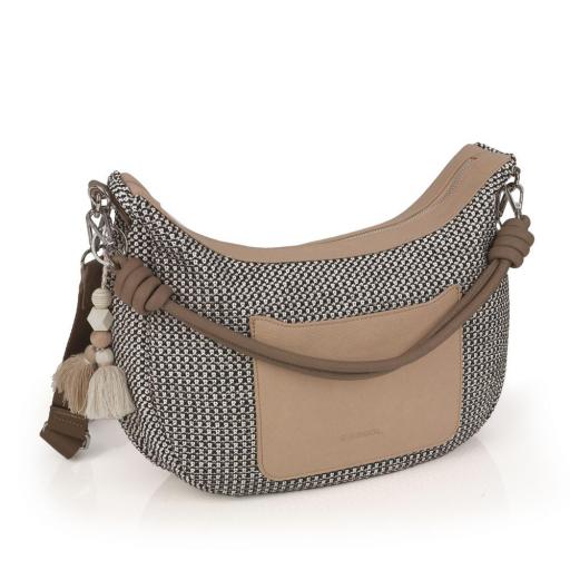 Bolso bandolera mediano gabol dolce rafia 604912 [0]