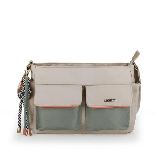 Bolso bandolera mediano gabol nayade beige 605315 [0]