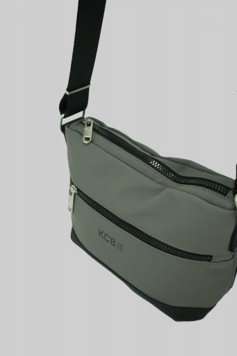 Bolso bandolera mediano kcb base gris 3481 GR