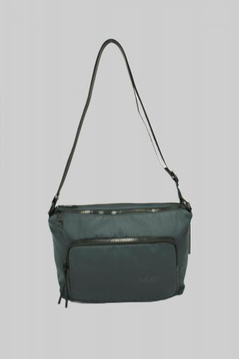 Bolso bandolera mediano kcb tape gris/azul 3513 GR