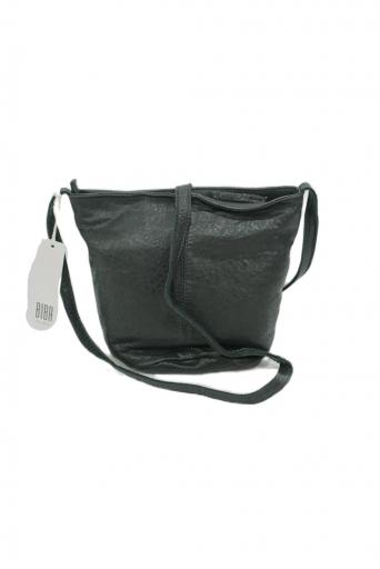 Bolso bandolera pequeña piel biba chester texas negro CHR1L 00 [0]