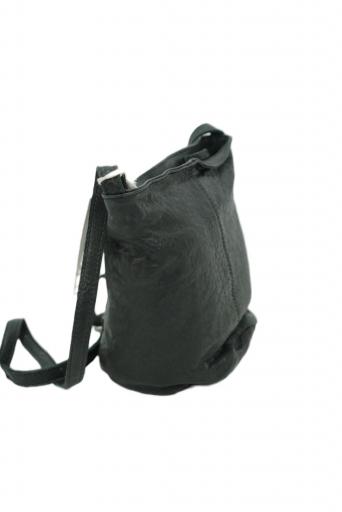 Bolso bandolera pequeña piel biba chester texas negro CHR1L 00 [3]