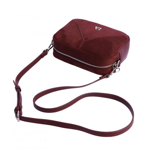 Bolso bandolera s don algodón burdeos RI7802 055 [4]