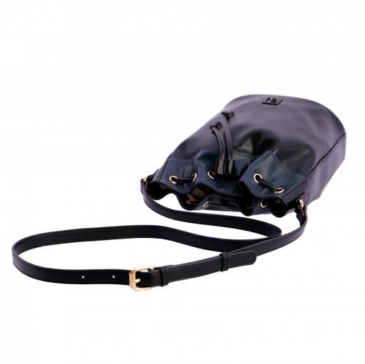 Bolso bandolera tipo saco don algodón negro RI7854 001 [1]