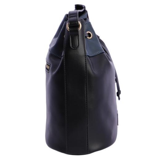 Bolso bandolera tipo saco don algodón negro RI7854 001 [5]