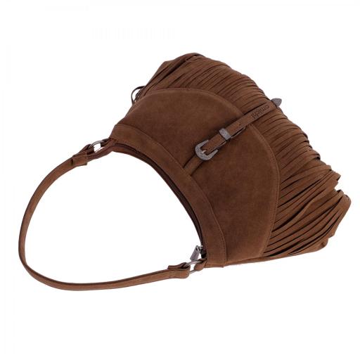 Bolso de brazo amichi marrón flecos RI1527 000 [3]