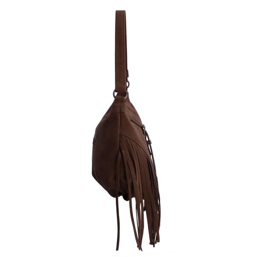 Bolso de brazo amichi marrón flecos RI1527 000 [4]