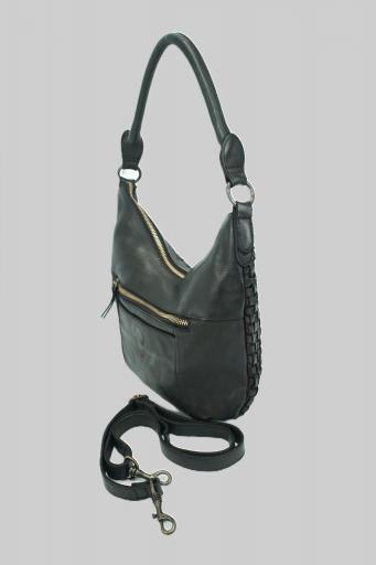 Bolso de brazo de piel biba kansas negro KA23 00 [3]