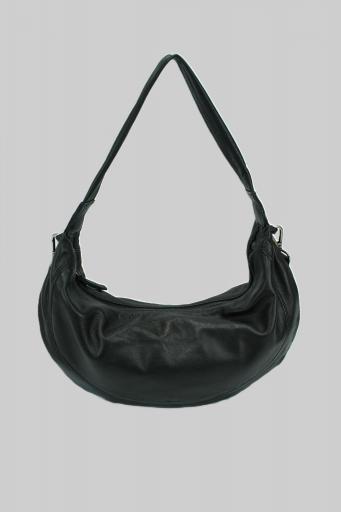 Bolso de brazo de piel biba tyrone negro TYR1L 00