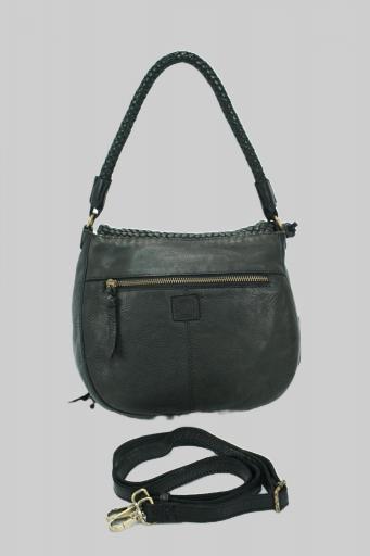 Bolso de brazo de piel biba varney negro VAR1L 00 [2]