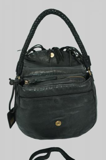 Bolso de brazo de piel biba varney negro VAR1L 00 [3]