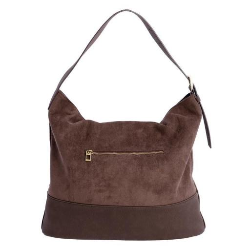 Bolso de brazo don algodón Marrón SI7824 [2]