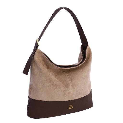 Bolso de brazo don algodón Taupe SI7824 [1]