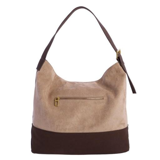 Bolso de brazo don algodón Taupe SI7824 [2]