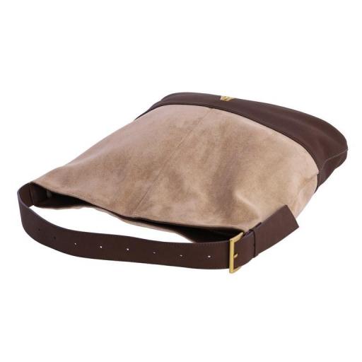 Bolso de brazo don algodón Taupe SI7824 [4]