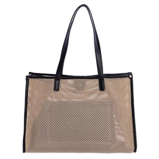 Bolso de brazo don algodón beige SV7804 [2]