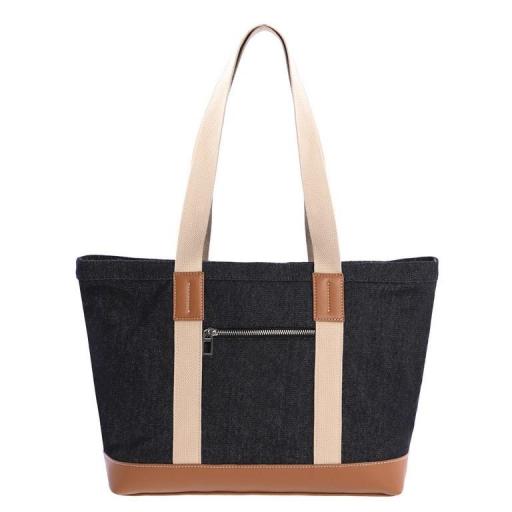 Bolso de brazo don algodón jeans negro SV7848 001 [2]