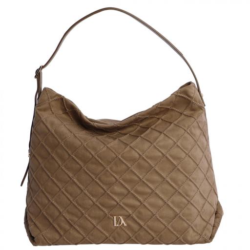 Bolso de brazo don algodón taupe RI7808 050