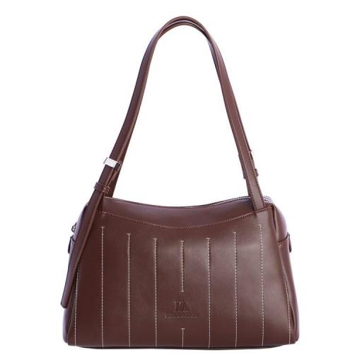 Bolso de brazo don algodón marrón SI7807 [0]