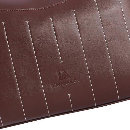 Bolso de brazo don algodón marrón SI7807 [3]