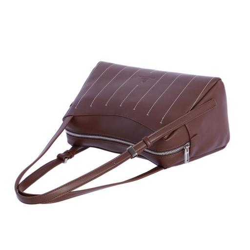 Bolso de brazo don algodón marrón SI7807 [4]