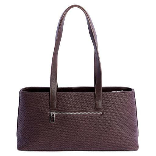 Bolso de brazo don algodón marrón SI7815 [1]