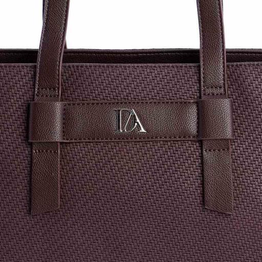 Bolso de brazo don algodón marrón SI7815 [2]