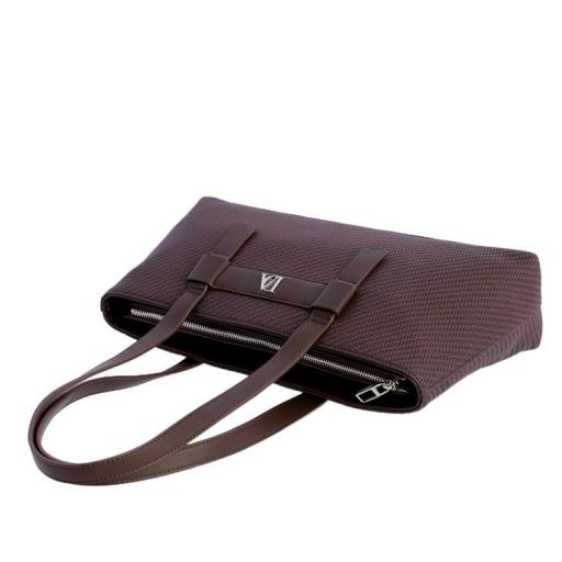 Bolso de brazo don algodón marrón SI7815 [3]