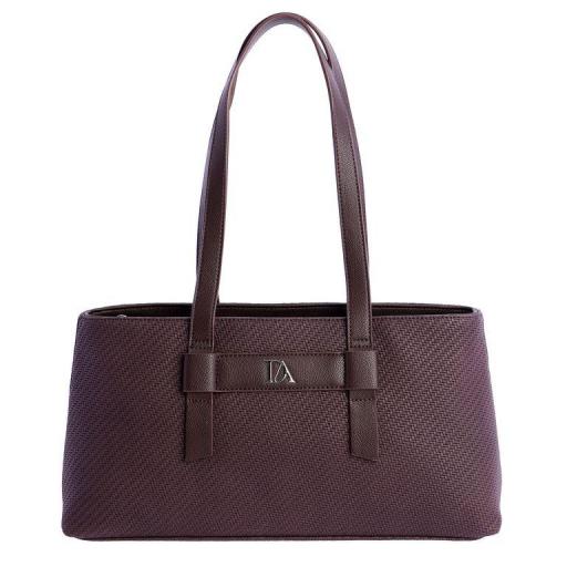 Bolso de brazo don algodón marrón SI7815 [4]