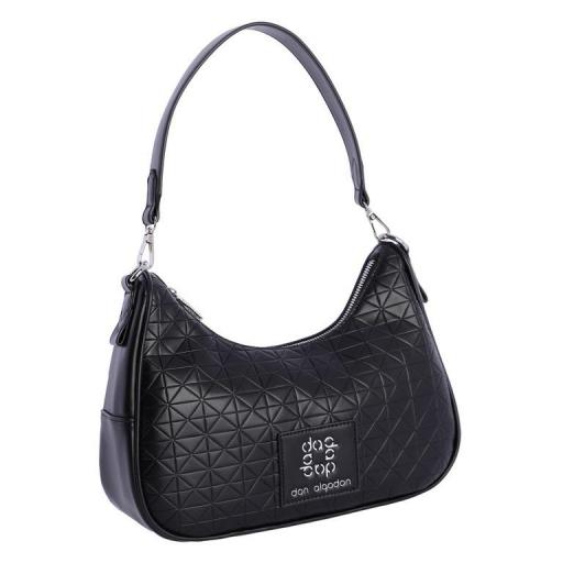 Bolso de brazo don algodón negro QI7829 001