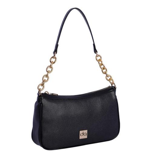 Bolso de brazo don algodón negro QI7848 001 [0]