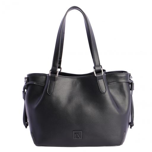 Bolso de mano don algodón negro RI7845 001