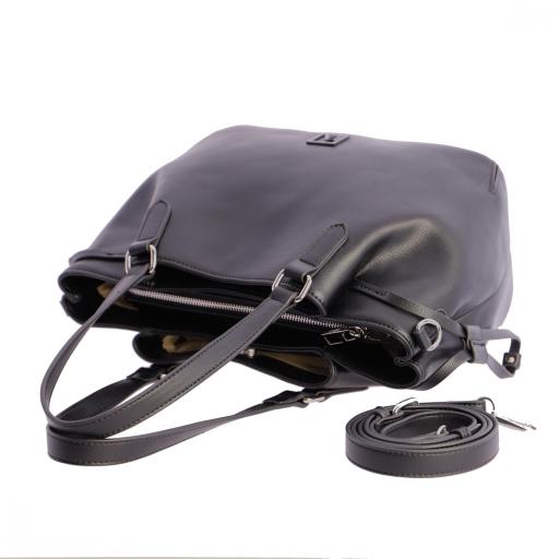 Bolso de mano don algodón negro RI7845 001 [4]