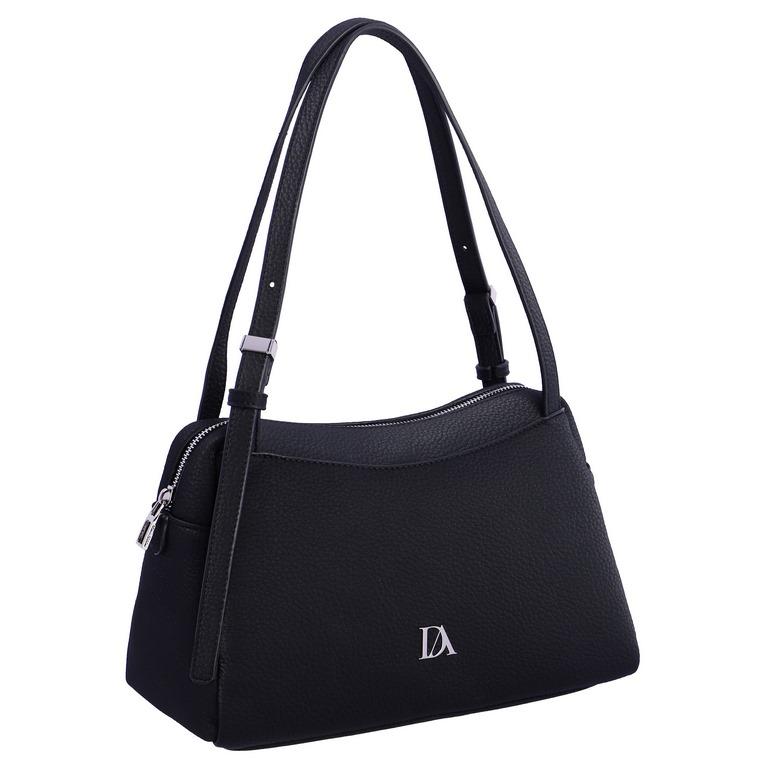 Bolso de brazo don algodón negro SI7812