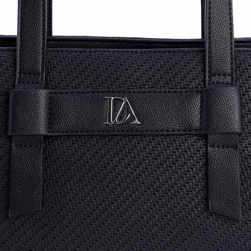 Bolso de brazo don algodón negro SI7815 [2]