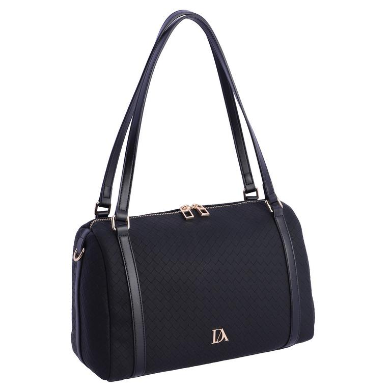 Bolso de brazo don algodón negro SI7832