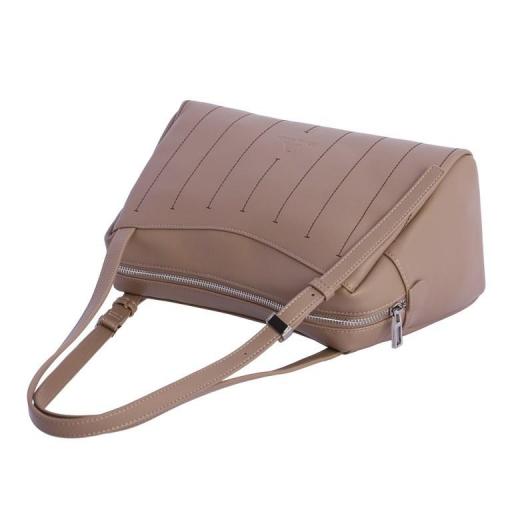 Bolso de brazo don algodón taupe SI7807 [4]