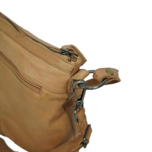 Bolso de brazo en piel natural camel 412773 CA [6]