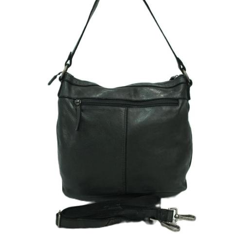 Bolso de brazo en piel natural negro 412773 NE [1]