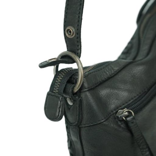 Bolso de brazo en piel natural negro 412773 NE [3]