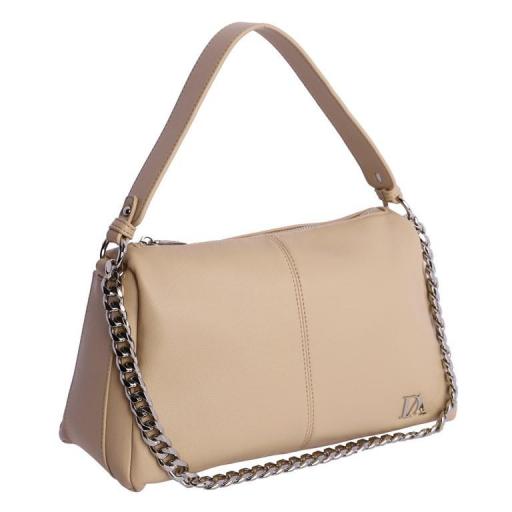 Bolso de brazo o cruzar don algodón beige RV7801 004