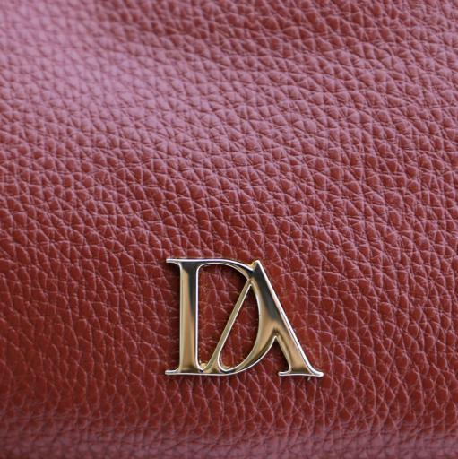 Bolso de brazo y bandolera don algodón burdeos RI7840 055 [2]