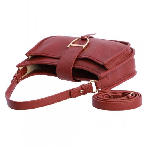 Bolso de brazo y bandolera don algodón burdeos RI7840 055 [3]