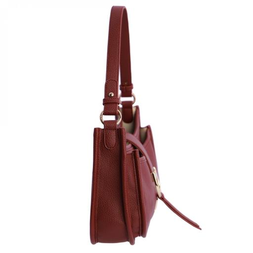 Bolso de brazo y bandolera don algodón burdeos RI7840 055 [5]