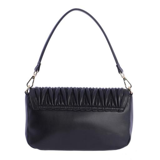 Bolso de hombro con solapa amichi negro QI5346 001 [1]