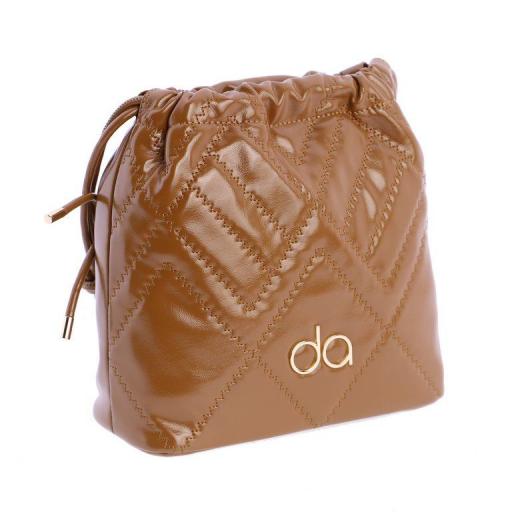 Bolso de hombro don algodon camel QI7834 012